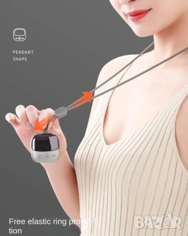 Мини TENS Масажор Амулет Електро Стимулация Мускулна Релаксация Импулсно Облекчаване на Напрежението, снимка 14 - Масажори - 43622515