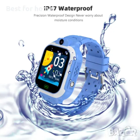 Детски Смарт часовник DH15, Видео разговори, Гласов чат, Електронна ограда, История на местоположени, снимка 2 - Детски - 49006322