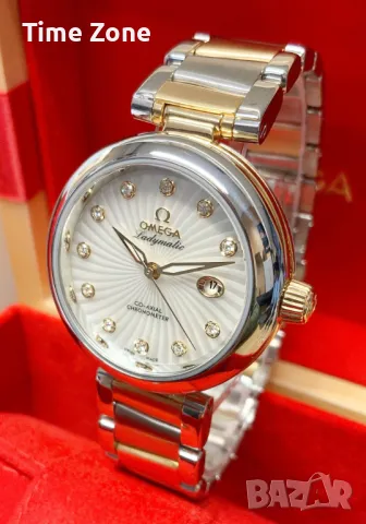 Omega De Ville Ladymatic 34mm Steel Diamond Dial Дамски Различни Варианти, снимка 2 - Дамски - 48000511