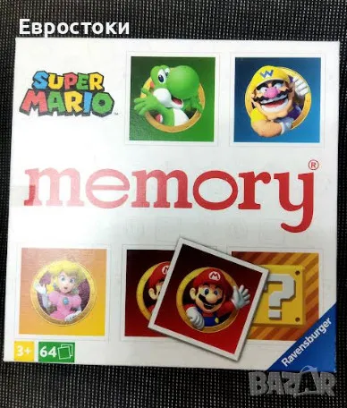 Настолна игра Ravensburger Memory Super Mario 20925, настолна игра за памет, снимка 7 - Игри и пъзели - 47566585