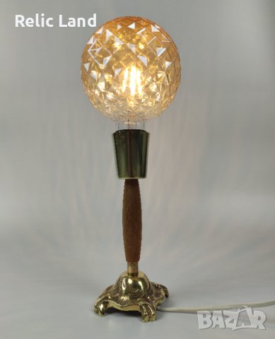 Винтидж нощна лампа, снимка 4 - Антикварни и старинни предмети - 43536096