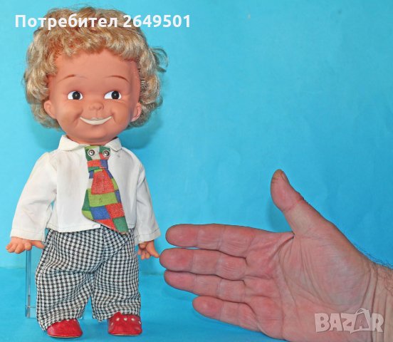 Немска кукла DDR ГДР VEB Spielwaren Schalkau 1970те, снимка 3 - Колекции - 33498702