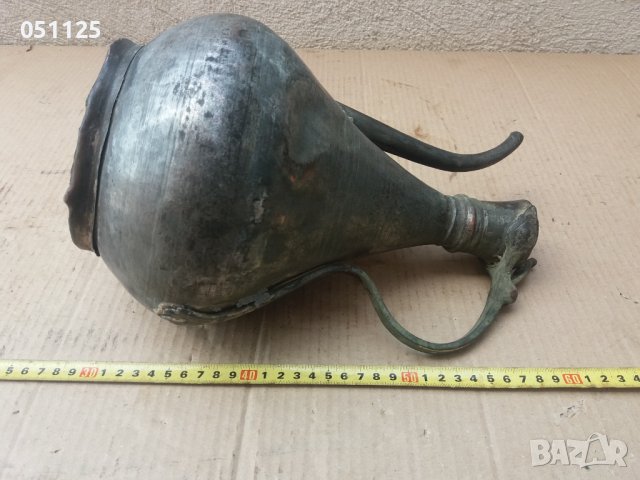 Кован меден възрожденски ибрик , снимка 12 - Антикварни и старинни предмети - 36649145