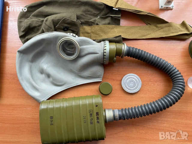 Пълен комплект противогаз ГП-5 (черен или бял) , снимка 4 - Колекции - 53239038