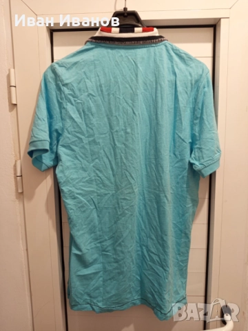 Оригинална фланелка с яка Napapijri, снимка 2 - Тениски - 51661843