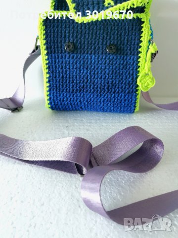 Плетена чанта стрекоза, снимка 6 - Чанти - 34879084