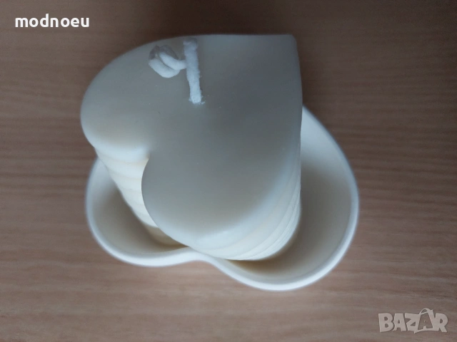 Свещ усукано сърце, снимка 8 - Романтични подаръци - 53026712