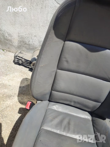 Предни седалки сива кожа с подгрев за Ауди а6 ц6 4ф Audi A6 c6 4f, снимка 5 - Аксесоари и консумативи - 51005957