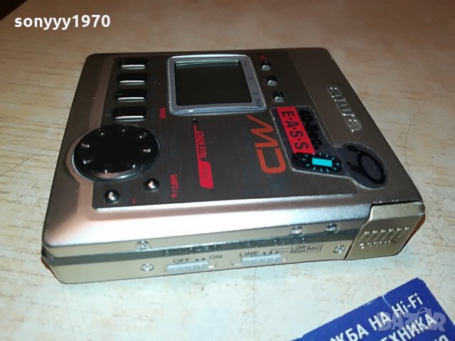 ПОРЪЧАН-aiwa am-f80 minidisc recorder-mettal germany 1807211909, снимка 5 - MP3 и MP4 плеъри - 33557205