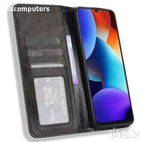 Blackview Color 8 / Oscal Modern 8 Retro Texture Wallet Калъф и Протектор, снимка 5 - Калъфи, кейсове - 53242453