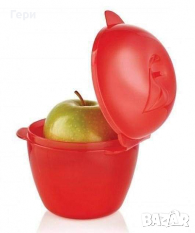 Tupperware  кутийка ябълка, снимка 3 - Кутии за храна - 36525564