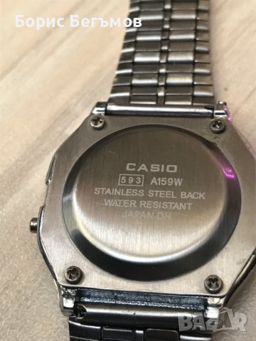 ЧАСОВНИК CASIO A159W, снимка 3 - Мъжки - 43280402