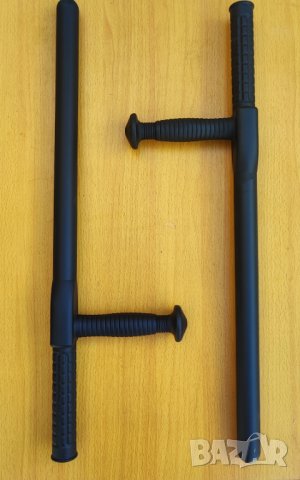 Тонфа Y , Здрава оригинална гумирана пластмасова палка 620 грама, снимка 3 - Спортна екипировка - 38148883