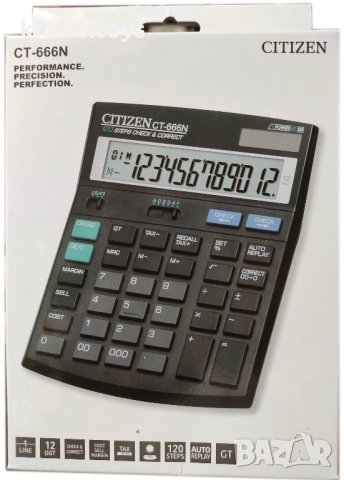 Калкулатор Ситизен Citizen CT 666N, снимка 1