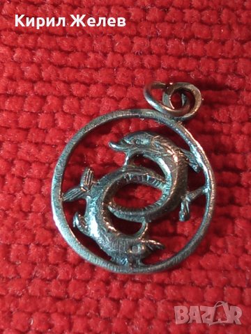 ЗОДИЯ РИБИ - ФИГУРАЛЕН СРЕБЪРЕН ЗОДИАКАЛЕН МЕДАЛЬОН - СРЕБРО 925 ПРОБА 36175, снимка 2 - Колиета, медальони, синджири - 39633785