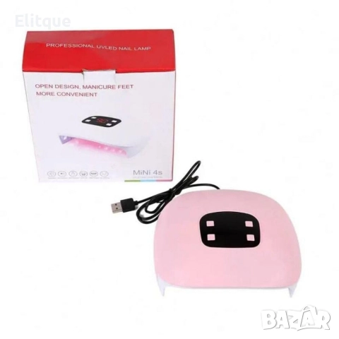 Професионална UV/LED лампа за маникюр и педикюр MiNi 4s, снимка 6 - Продукти за маникюр - 52606567