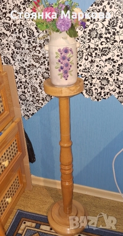 Масивна поставка за ваза,лампа,свещник, снимка 2 - Декорация за дома - 51655078
