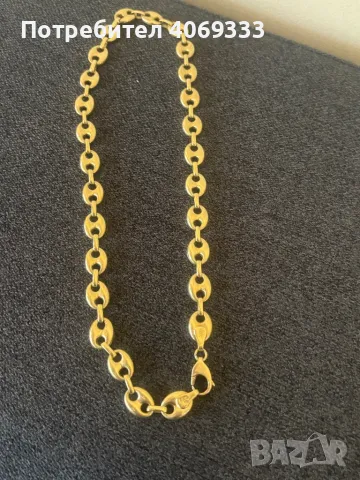 Златни бобени зърна 43.9гр 14к, снимка 6 - Колиета, медальони, синджири - 49279249