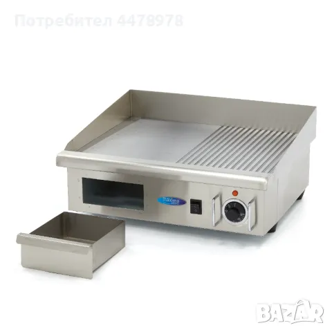 Комбинирана електрическа скара 3 kW – гладка и оребрена повърхност, снимка 6 - Обзавеждане на кухня - 50399272