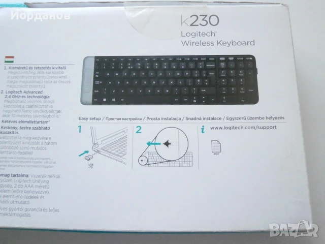 Клавиатура Logitech K230, снимка 6 - Клавиатури и мишки - 50908991