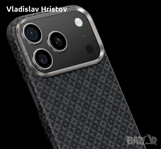Карбонов кейс Benks ArmorGrid ArmorAir Case iPhone 17 Pro - MagSafe, снимка 3 - Калъфи, кейсове - 53477043