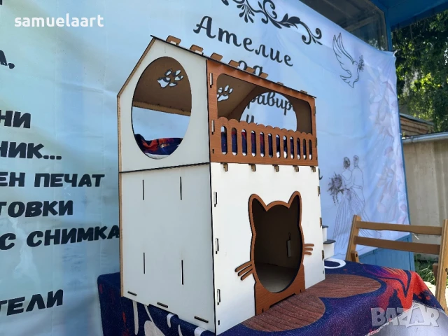 Дървена къщи за котки, снимка 11 - За котки - 50927891