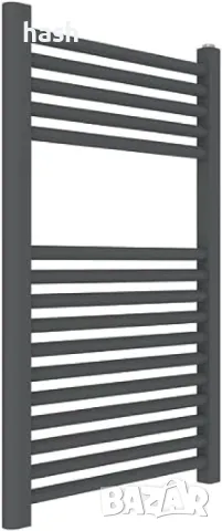 Нагревател за кърпи / лира Deep Grey Opaque (500 x 770 централно разстояние, стомана, 50