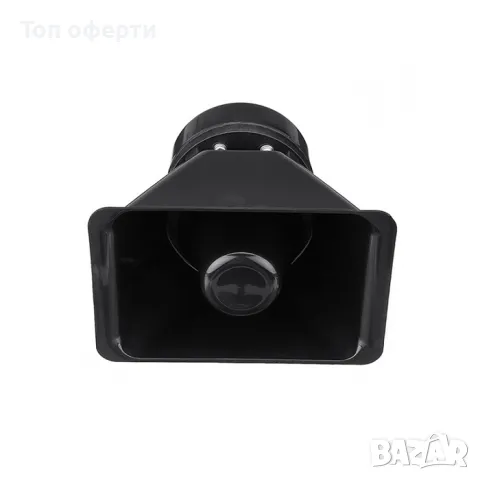 Сирена с микрофон 12V 100W 125db, снимка 4 - Друга електроника - 48650607