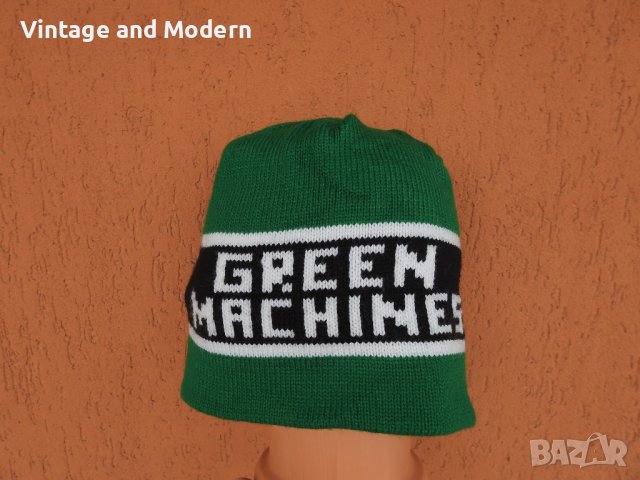 Нова плетена зимна шапка ЗЕЛЕНИ МАШИНИ Green Machines, САЩ