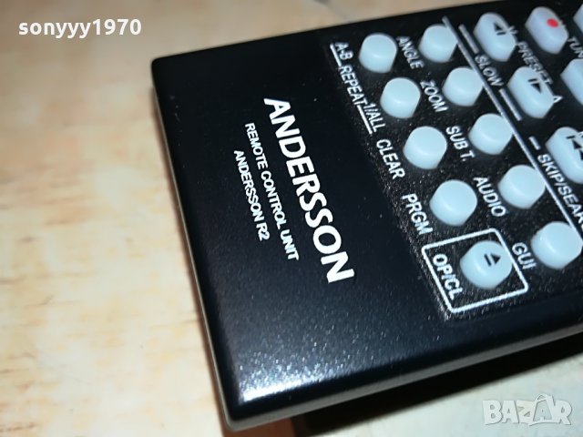 andersson r2 receiver/audio remote внос sweden 0106211621, снимка 5 - Други - 33070368