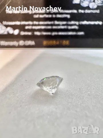 Диамант 1 карат , мойсанит, за бижу и подарък, снимка 7 - Други - 46061349