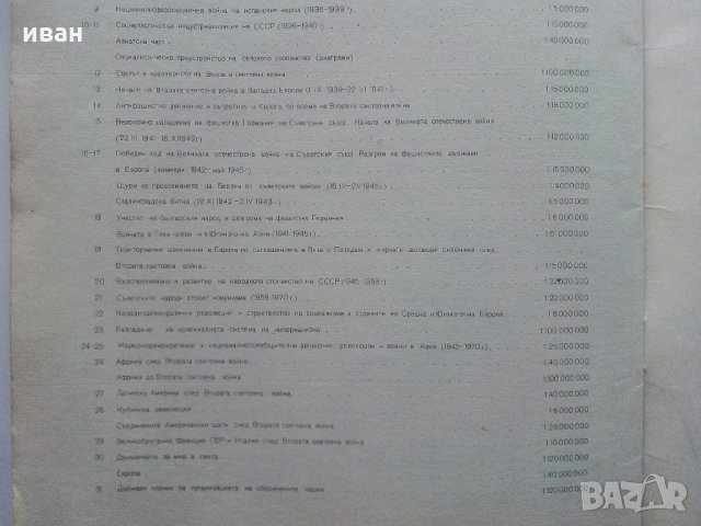 Атлас най-нова обща история /за 10 клас/ - 1976 г., снимка 7 - Антикварни и старинни предмети - 32374812