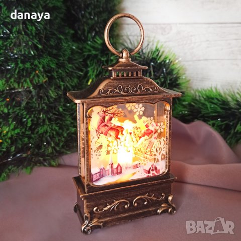 3175 Светещ коледен фенер, снимка 4 - Декорация за дома - 38556300