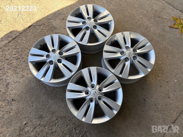 4 броя алуминиеви джанти за Hyundai IX20 16, снимка 5 - Гуми и джанти - 46633953