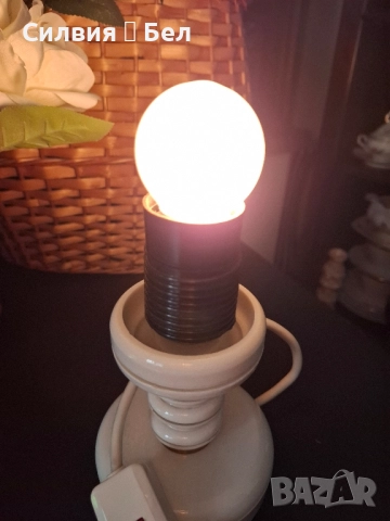 Ретро нощна лампа , снимка 10 - Настолни лампи - 51954822