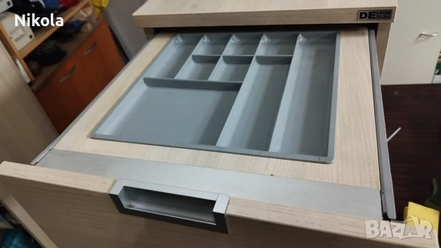 Шкафче за бюро на колела - контейнер със заключване 41,5/50/56см, снимка 4 - Шкафове - 50987035