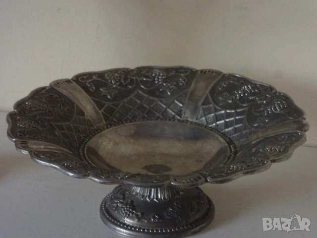 Метална ваза + купа от Германия, снимка 8 - Антикварни и старинни предмети - 53155282