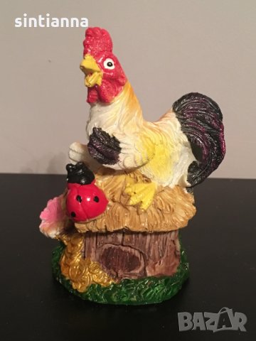 Петел фигура 11 см, снимка 3 - Статуетки - 27740786