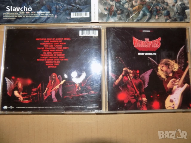 Компакт дискове на -ICED EARTH - GLORIOUS BURDEN/ The Hellacopters-High Visibility, снимка 8 - CD дискове - 38117317