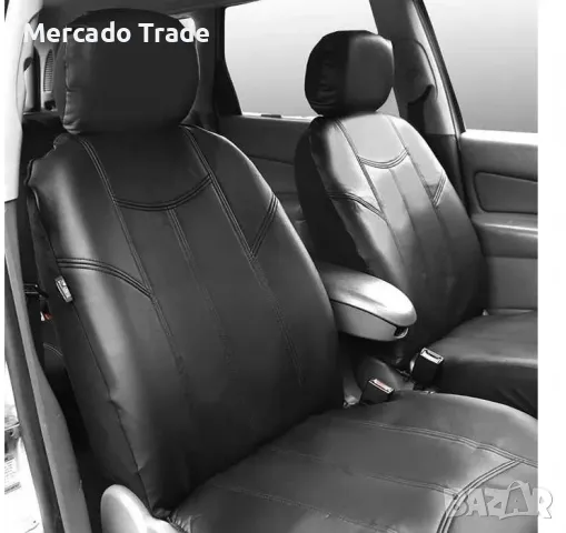 Универсални калъфи за предни и задни седалки на автомобил, Тaxi делима задна седалка, 8ч., Черно, снимка 4 - Аксесоари и консумативи - 50056176