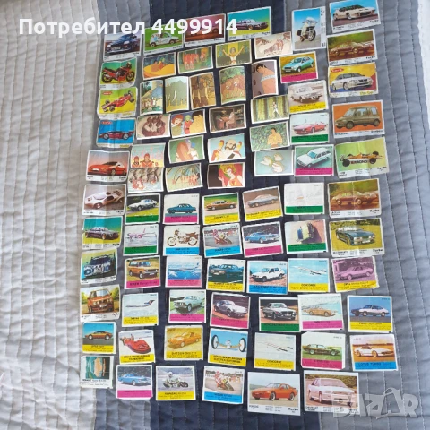 Стари картинки от дъвки и стикери Panini, снимка 2 - Колекции - 50908972