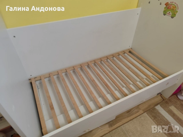 Кошара с люлеещ механизъм + матрак., снимка 2 - Бебешки легла и матраци - 53211174