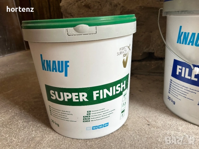 Готова шпакловъчна смес Knauf super finish, снимка 2 - Строителни материали - 52465995