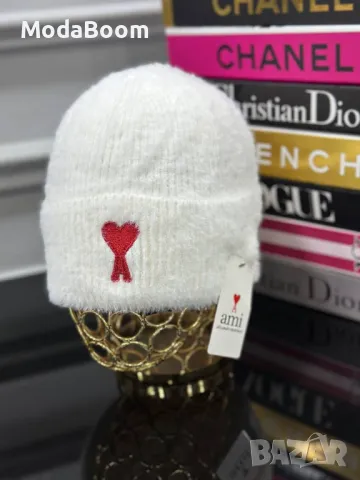 Ami дамски зимни шапки различни цветове , снимка 4 - Шапки - 48250908
