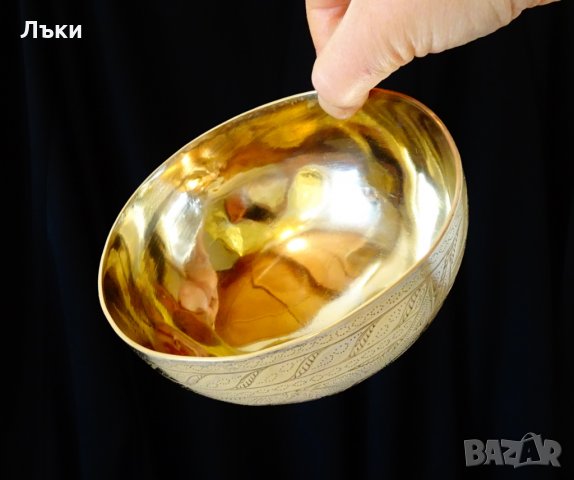 Персийска бронзова бонбониера,купа с тугри. , снимка 7 - Антикварни и старинни предмети - 28418110