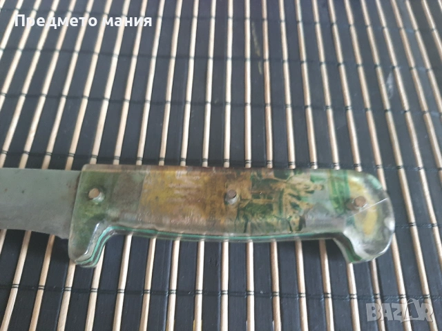 Стар български  нож – масивен и здрав, снимка 3 - Ножове - 53139714