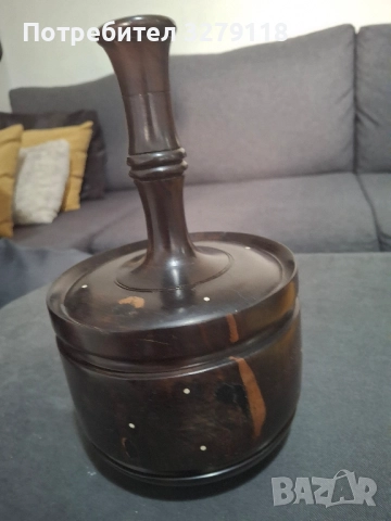 Африкански свещник, статуетка, снимка 2 - Статуетки - 51888013