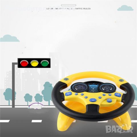 3294 Забавен детски музикален волан със светлинни и звукови ефекти, снимка 18 - Други - 36735831