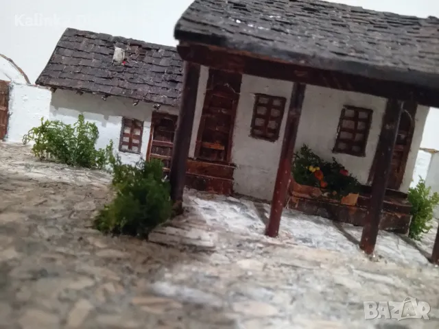 Ръчно изработен макет на къща-музей В.Левски-гр.Карлово., снимка 8 - Декорация за дома - 49817191