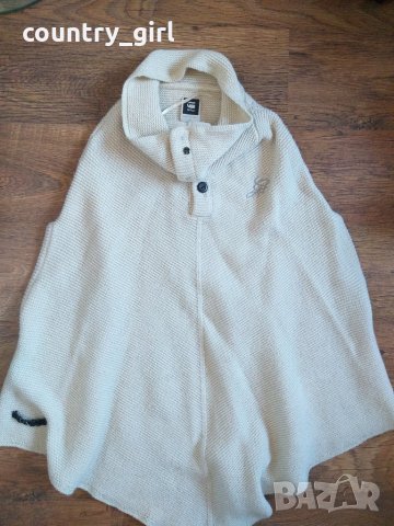 g-star new mono poncho knit wmn - страхотно дамско пончо, снимка 5 - Палта, манта - 27684598